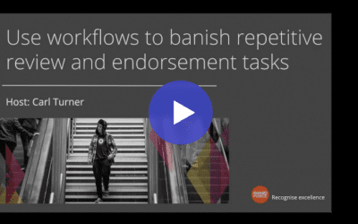 Ansehen: Workflows nutzen, um sich wiederholende Überprüfungs- und Genehmigungsaufgaben zu verbannen