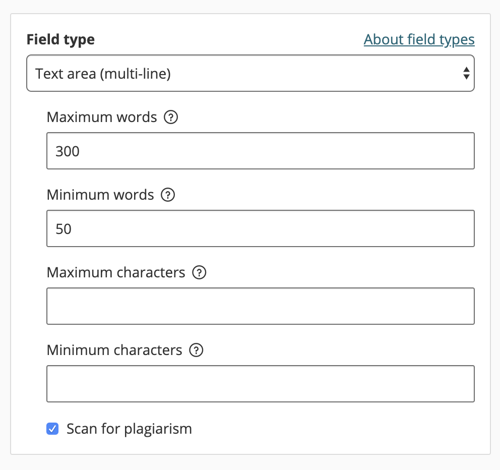 limit entry attachments in Award Force