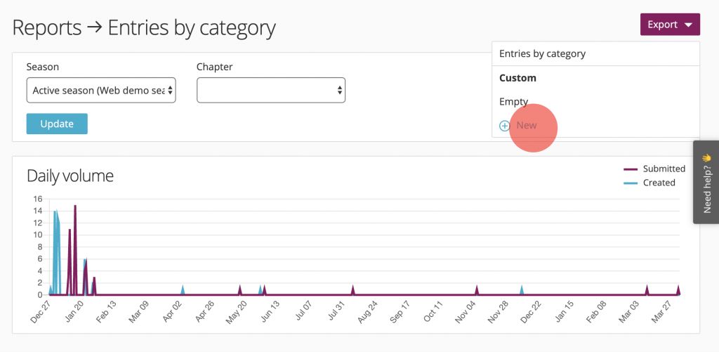 Award Force data exports