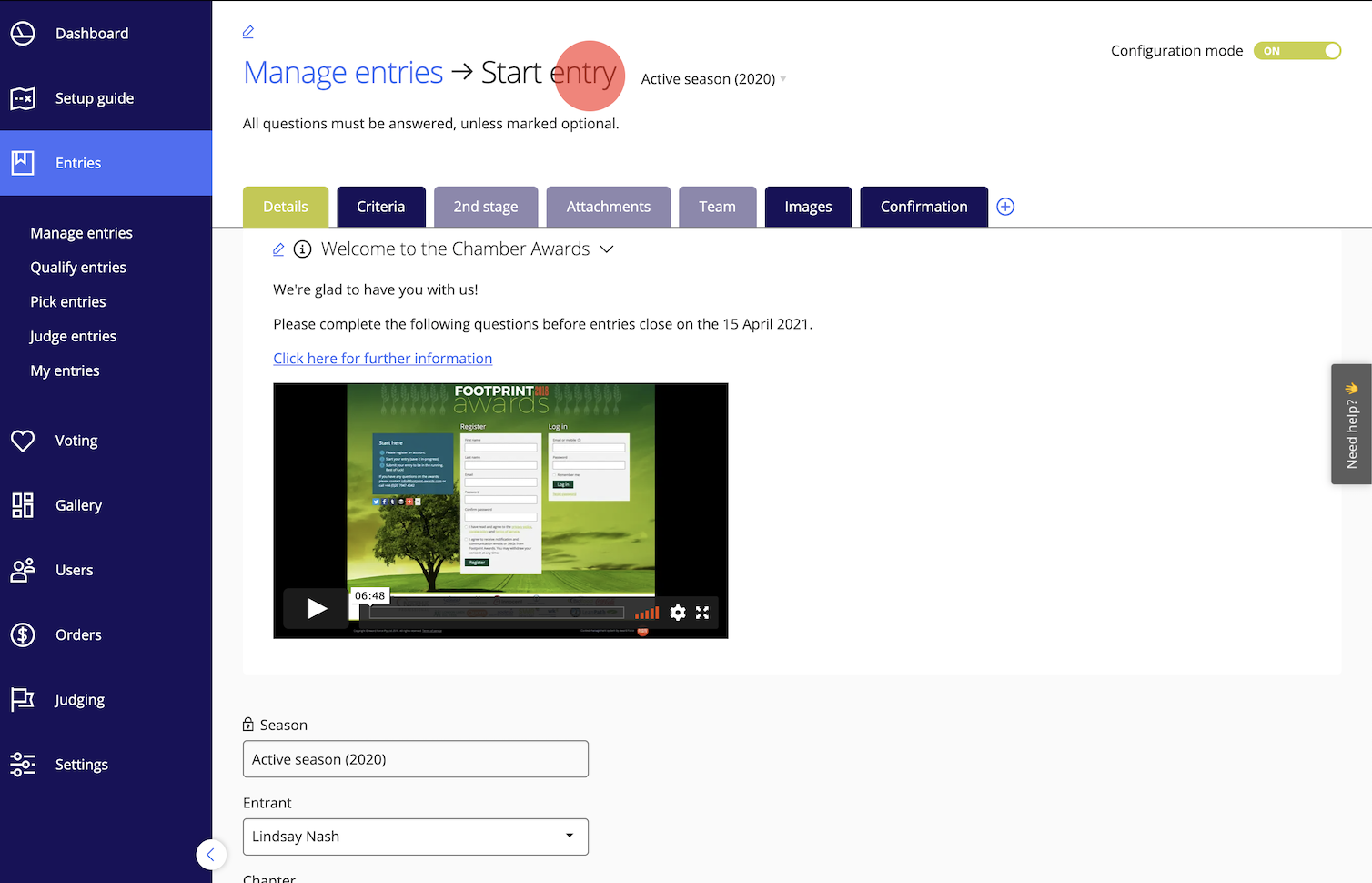 Breadcrumbs for accessibility