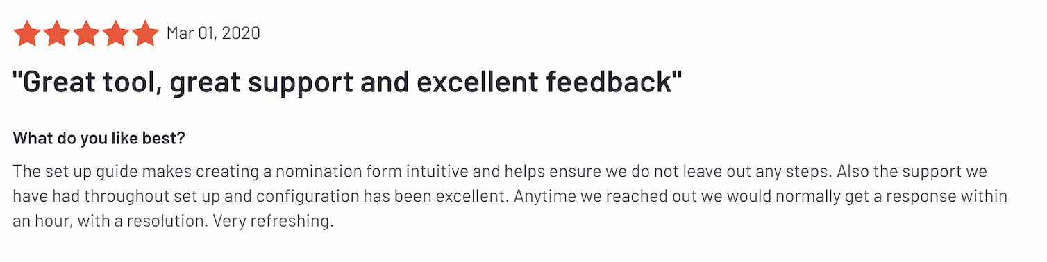 Award Force great tool great support