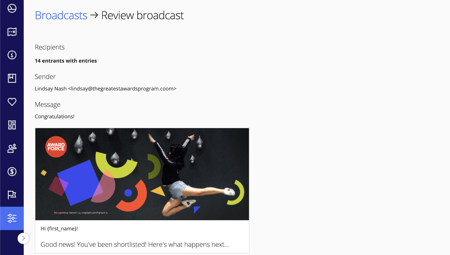 Kommunikation mit Teilnehmern