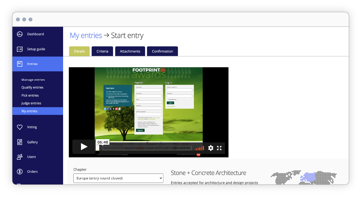 Awards management drive sponsors