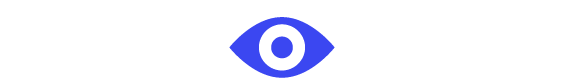 Blue icon of eye