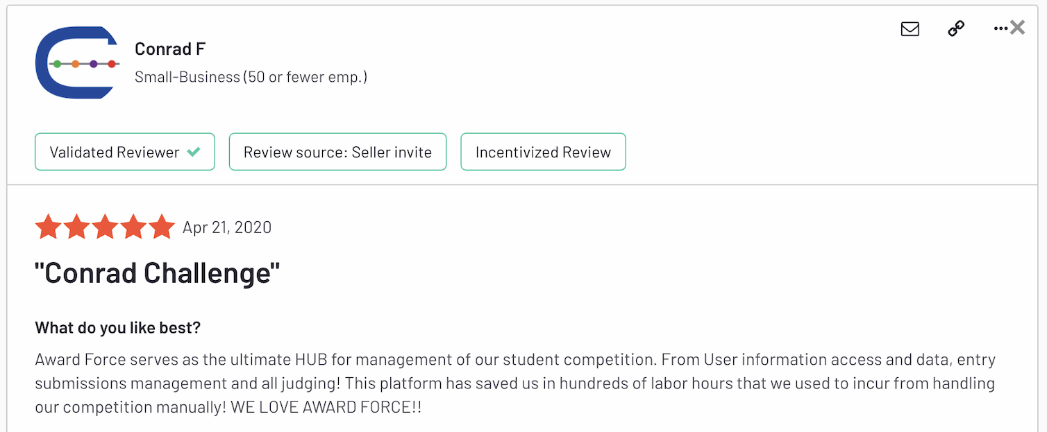 Data management in Award Force