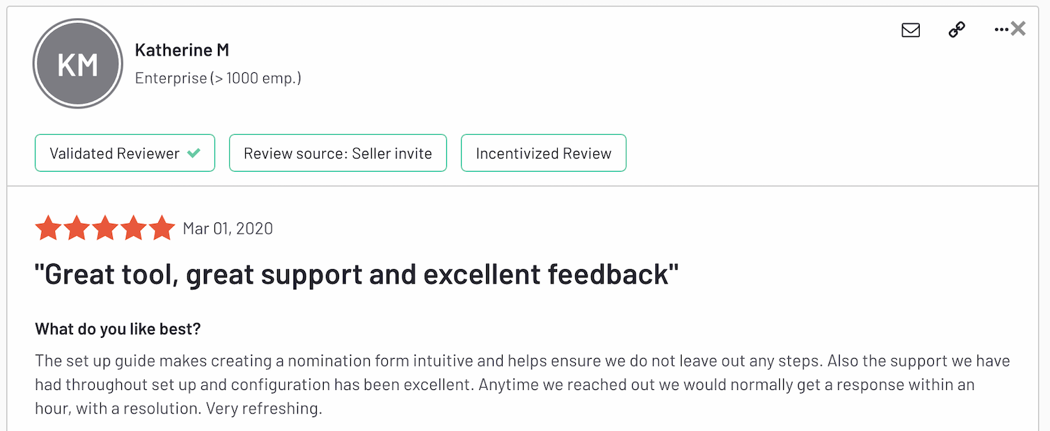 Easy set up in Award Force