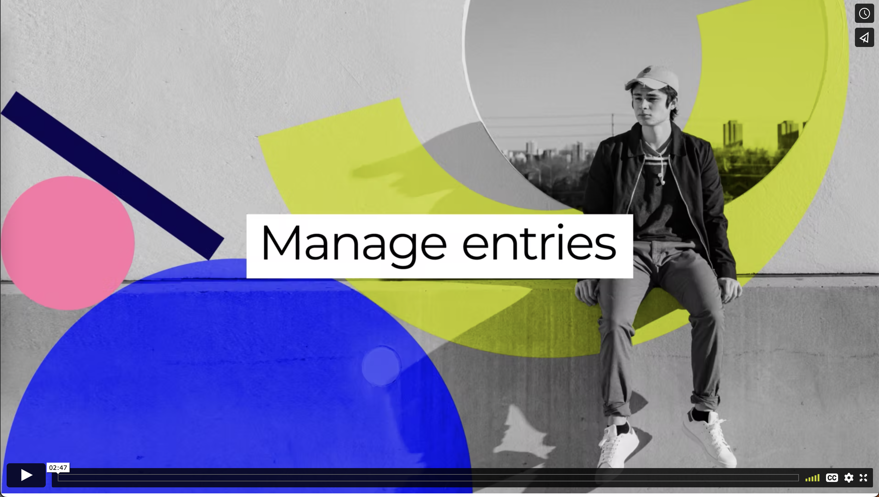 Managing entries in Award Force