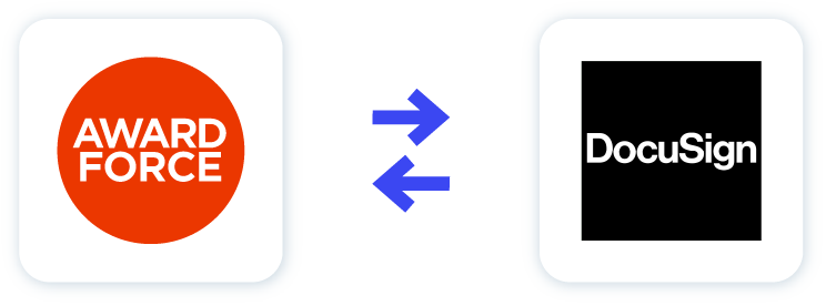 Awards management integrations Docusign