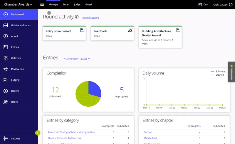 Home icon interaction
