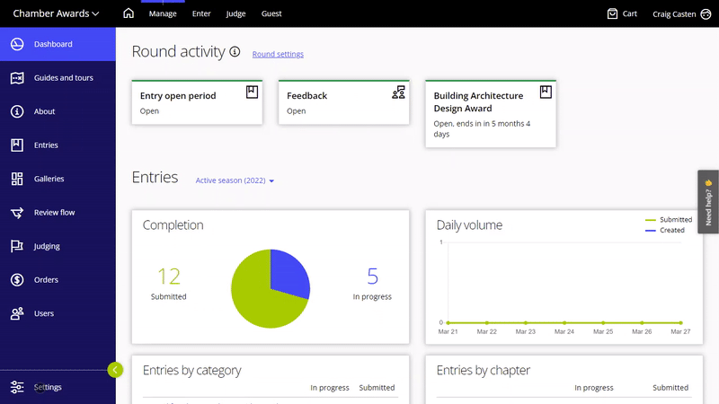Role visibility content block