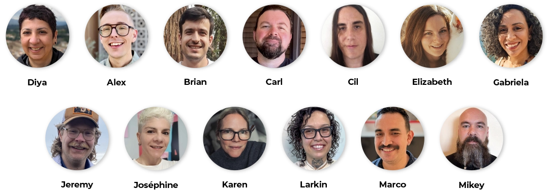 Das Award Force Client Success Team – Diya, Alex, Gabriela, Mikey, Josephine, Jeremy, Marco, Cil, Carl, Karen und Brian