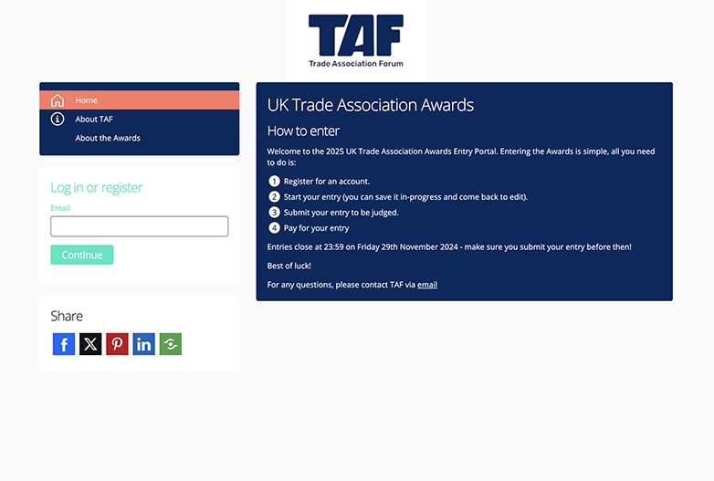 The Other Hundred Public voting gallery in Award Force